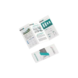 Customizable Printed Flyer Trifold Brochure Instruction Manual Advertising Leaflet Takeout Menu Poster-Made Cardboard