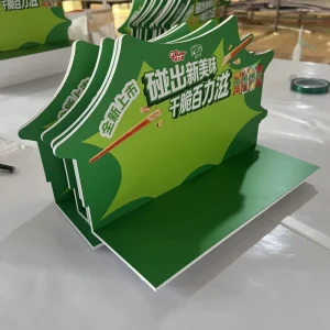 Customizable Printed and Die Cut Display Board Table Advertising Sign Board