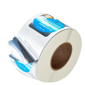 Customizable Self Adhesive Kraft Paper Labels with Partial Adhesive Removal Easy Tear Design Circle Shape for Daily Use