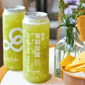 Customizable logo PET 500 ml Juice Bottle PET Plastic Can with Aluminum Easy to Open Lid