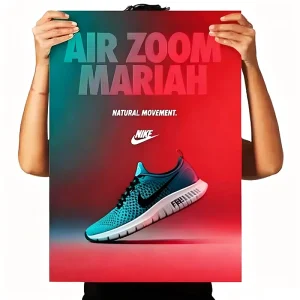 Customization Logo Outdoor Indoor Anime Advertising Business Sports Colorful Adhesive Wall Posters Board Printing