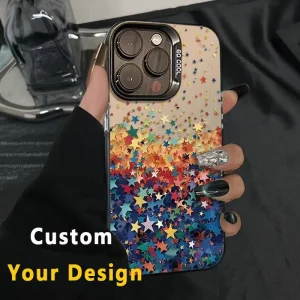 Customize Printing Hard PC Phone Case with Metal Button for Apple IPhone Samsung Huawei Xiaomi Redmi Mobile Cover