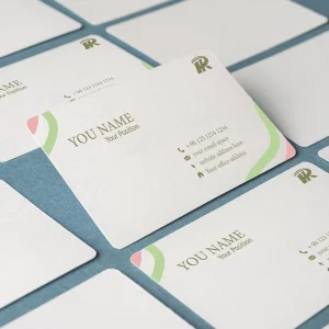 Customize White Art Paper Sales Card Kraft Cardboard Matte Business Cards