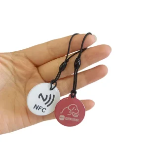 Customized 13.56MHz NFC Mini Epoxy Key Card RFID Tag for Business and Membership Security Passes