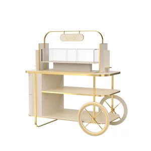 Customized 3D Design Display Case Furniture with LED Lighting Luxury Retail Showcase for Boutique Store