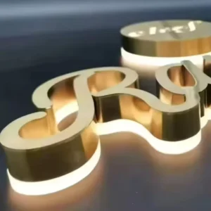 Customized 3D Store Commercial logo with Backlit logo Led Sign Business Signage