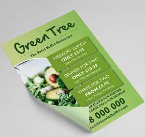 Custom Designed Commercial Art Style Flyers Perfect Binding Brochures for Advertising Content