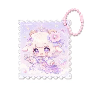 Customized Acrylic Laser Stained Glass Stamp Pendants For Couples Celebrities Anime And Cartoon Merchandise DIY