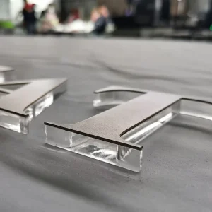 Customized Acrylic Stainless Steel Laser Engraved 3D Letter Logo Business Signs for Advertising Buildings Schools Direction