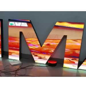 Customized Advertising Displays with Indoor LED Screens for Multiple Scenes, Including Dynamic and Static Letter LED Screens.