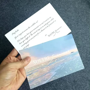 Customized Beautiful Handmade Greeting Card Card Printing Paper Thank You Card for Your Business