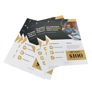 Customized Booklet Printing Brochure Paper Flyer Advertising Leaflets Printing