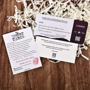 Customized Brand Logo Ecommerce Packaging Inserts Brand Appreciation Card Thank You for Your Order Card Social Media Follow