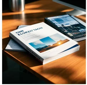 Customized Brochure Printing Art Paper Material Sewing Binding Offset Printing Film Paperboard