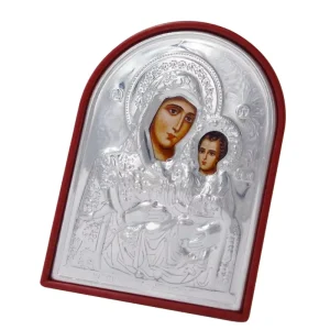 Customized Brown Durable Religious Souvenir Wall Hanging Icon Jesus Saint Mary Relief in Wood Elegant Decoration
