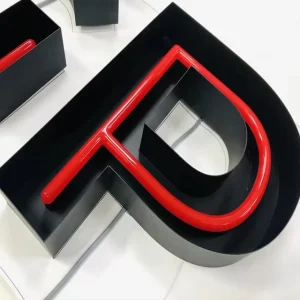 Customized Building Business Logo Signs Outdoor Storefront 3D Shop Luminous LED Letters Signs