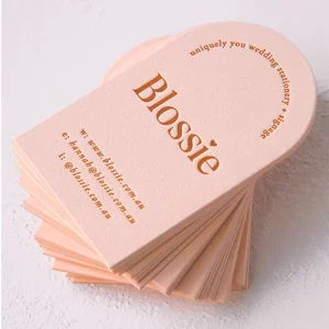 Customized Business Card Design Printing. Creative Cotton Paper Women’s Cards Available
