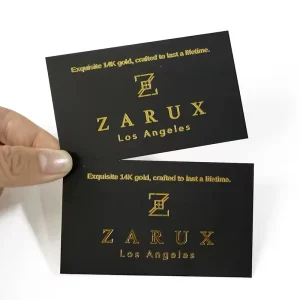 Customized Business Cards with Personalized Logo Printing Premium Paper Material for Enterprises