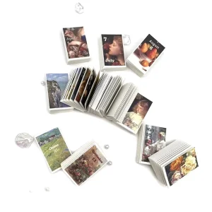 Customized Business Mini Brochure Printing Service with Custom Logo Offset Printing on Cardboard Folded Design Little Booklet