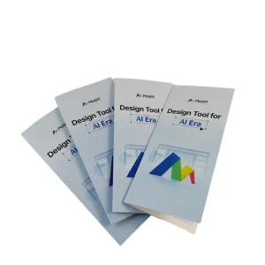 Customized Cardboard Folded Leaflet Book Printing Service with Coated Paper and Offset Printing