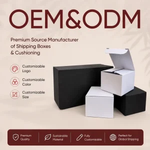 Customized Colorful Design Cardboard Gift Paper Box
