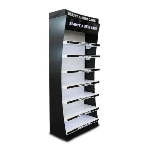Customized Cosmetic Display Stand Advertising Supermarket Shelves Metal Product Display Racks
