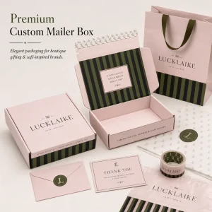 Customized Cosmetic Packing Verpackung Zipper Box for Packiging Corrugated Mailer Shipping Boxes With Logo Packaging