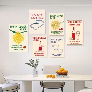 Customized Decorative Paintings for Minimalist Bookstores Restaurants and Coffee Shops at the Source Factory