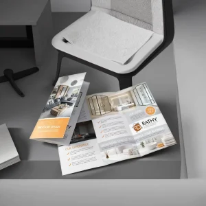 Customized Design Eco friendly Biodegradable Offset Paper Printed Folded Trifold Leaflet Booklets Magazine Catalogue Brochure