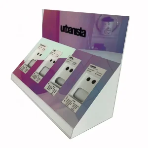 Customized Design Promotional Countertop Shop Display Stands Desktop Acrylic Display Rack
