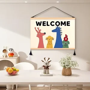 Customized Digital Printing Wall Scroll Poster New Design Wall Decoration Oil Painting Home Decor Promotional Flags & Banners