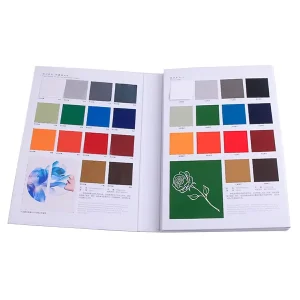 Customized Display Books Cardboard Digital Printing Hot Stamping Sample Folder Colors Catalogue Book Printing