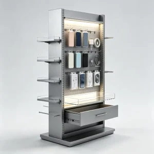 Customized Display Cabinet for Electronic Products Store Cellphone Accessory Display Stand