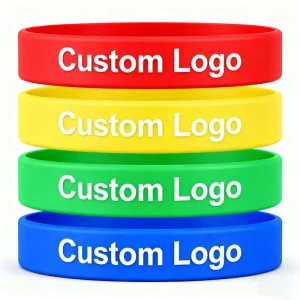 Customized Eco Friendly Rubber Bracelets for Promotional Gift Silicone Wristbands