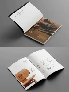 Customized Full Color Print Flyer Leaflet Brochure Catalog Booklet Magazine Pamphlet Folder