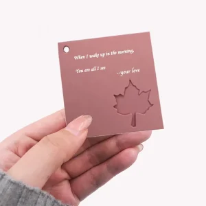 Customized Greeting Cards Flower Decoration Card Handwriting Message Card