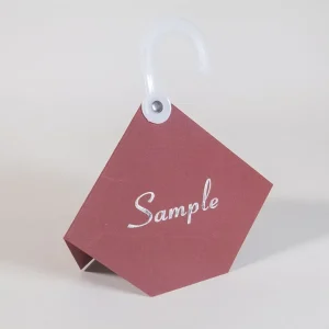 Customized Header Card Airplane Hole Tag Socks Coated Paper Eco Friendly Recyclable for Exhibition Use