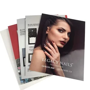 Customized High Quality Magazine Softcover Printing Service Art Coated Paper Offset Logo Design Catalogs Brochures Embossing
