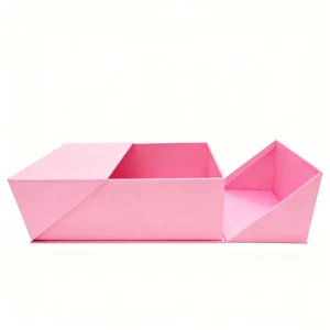 Customized High end Design Double Door Gold Card Inlaid Magnetic Closure Rigid Cardboard Paper Gift Box for Perfume Embossing