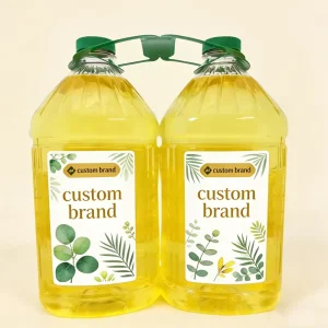 Customized Kitchen Label Stickers PET and PVC Waterproof Oil-Proof Labels for Canola Oil Bottles