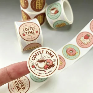 Customized Label Waterproof Self adhesive Brand logo Sticker Vinyl Label Printing