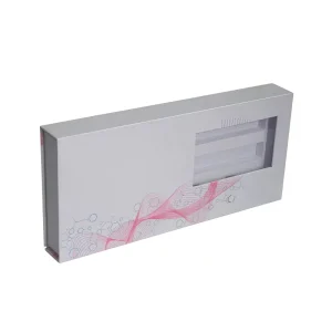 Customized Laser-etched Silver Cosmetic Packaging Box Available Immediately Upon Order