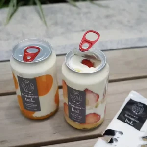 Customized Leak Proof Design for PET Juice Soda Beverage Can Bottle with Pull Ring
