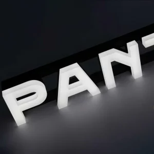 Customized Lettering for Storefronts Illuminated Advertising Billboards Company Image Wall with Three dimensional Letters