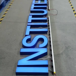 Customized Lighting Colors Led Logo Sign Board Outdoor Indoor 3d Channel Letters Signage For Business