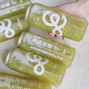 Customized Logo 350ml PET Plastic Beverage Can Aluminum Lid Juice Bubble Tea Soda Packaging Multiple Sizes 500ml 330ml Food Use