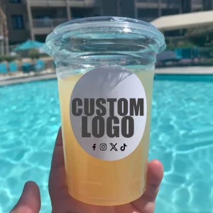 Customized Logo Disposable Transparent PET Food Grade Cans High Quality 500ml PET Juice Jar Coffee Soda Drink Bottles