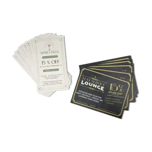 Customized Logo Greeting Cards Postcards Foil Stamping Printed Business Cards