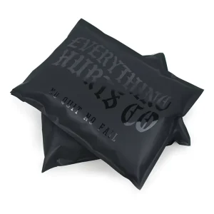 Customized Logo Printed Matte Black Polymailers Clothing Packaging Poly Mailer Shipping Mailing Bags