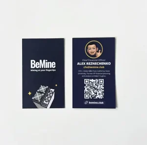 Customized Luxury Black Business Card Thank You Card With Logo for Business Promotion